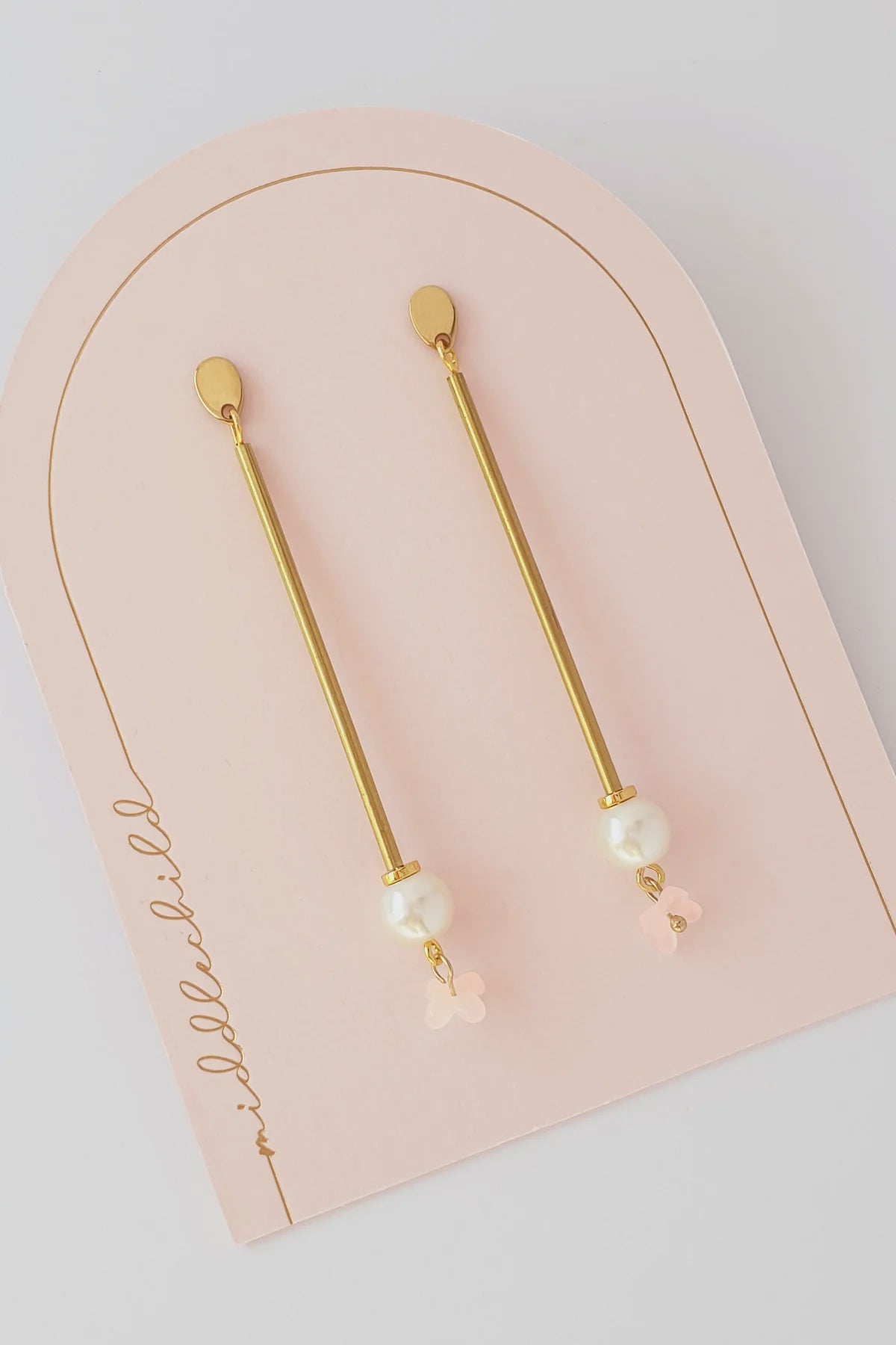Daphne Earrings - Pink