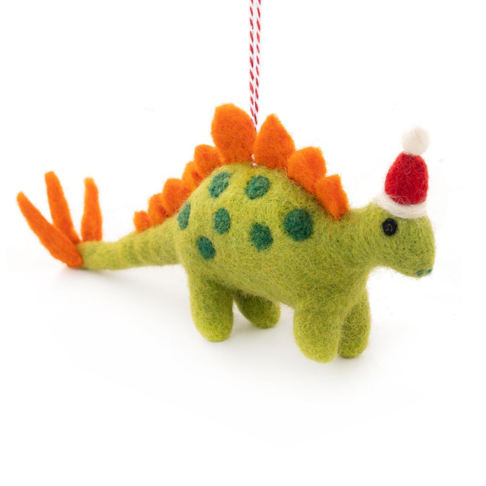Dean Dinosaur Felt Hanging Christmas Decoration