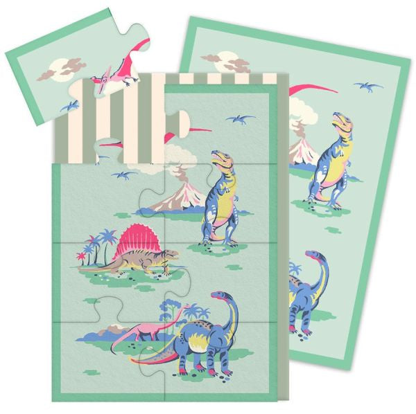 Jigsaw Card - Dinosaur 8 Piece
