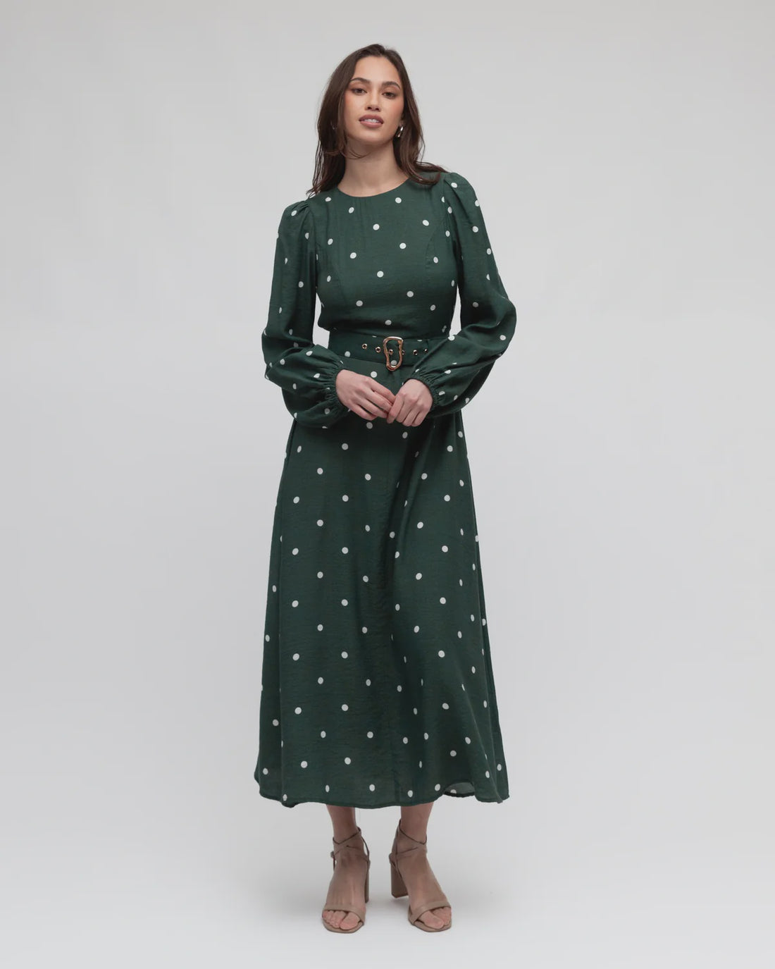 Dotted Delight Midi Dress