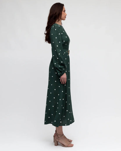 Dotted Delight Midi Dress
