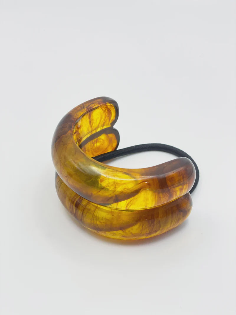 Double Crescent Tort Hair Cuff
