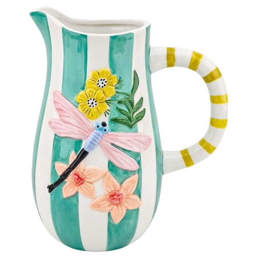 Tropical Dragonfly Jug 22cm
