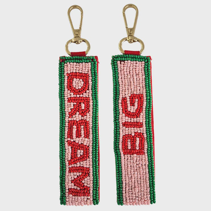 Dream Big Beaded Key Chain