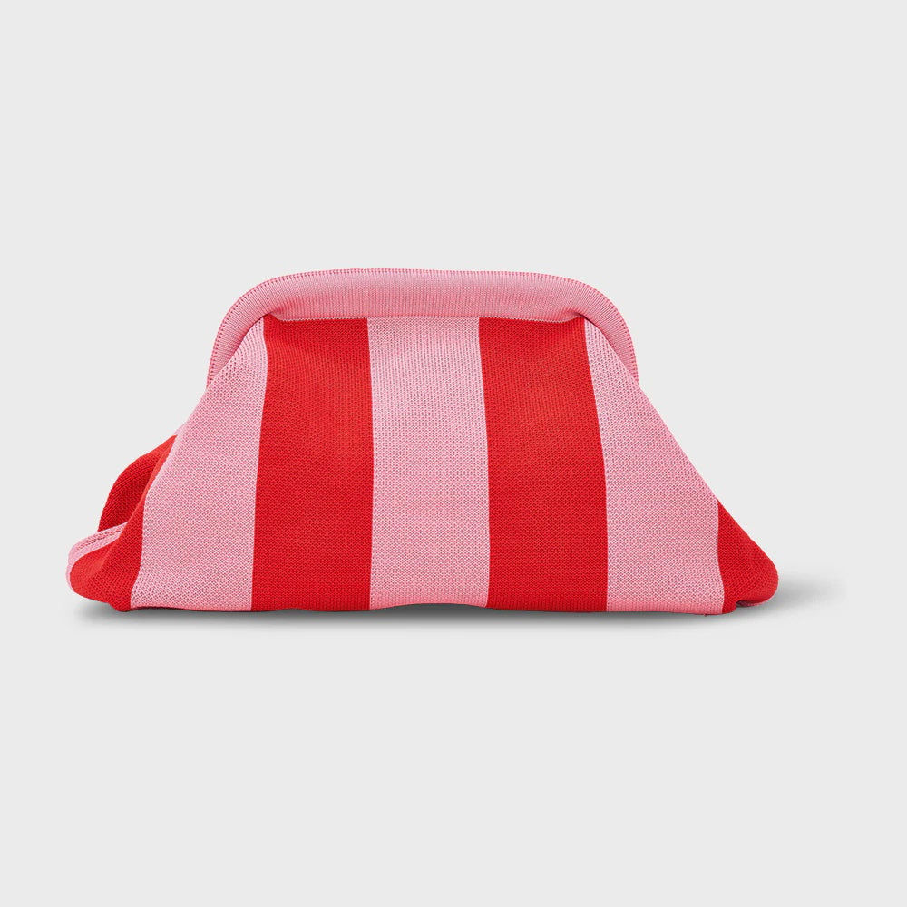 Dumpling Clutch - Pink/Red