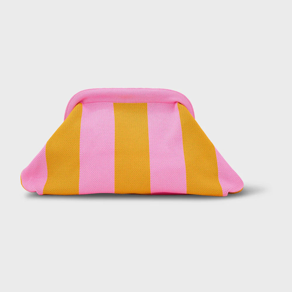 Dumpling Clutch - Pink/Orange