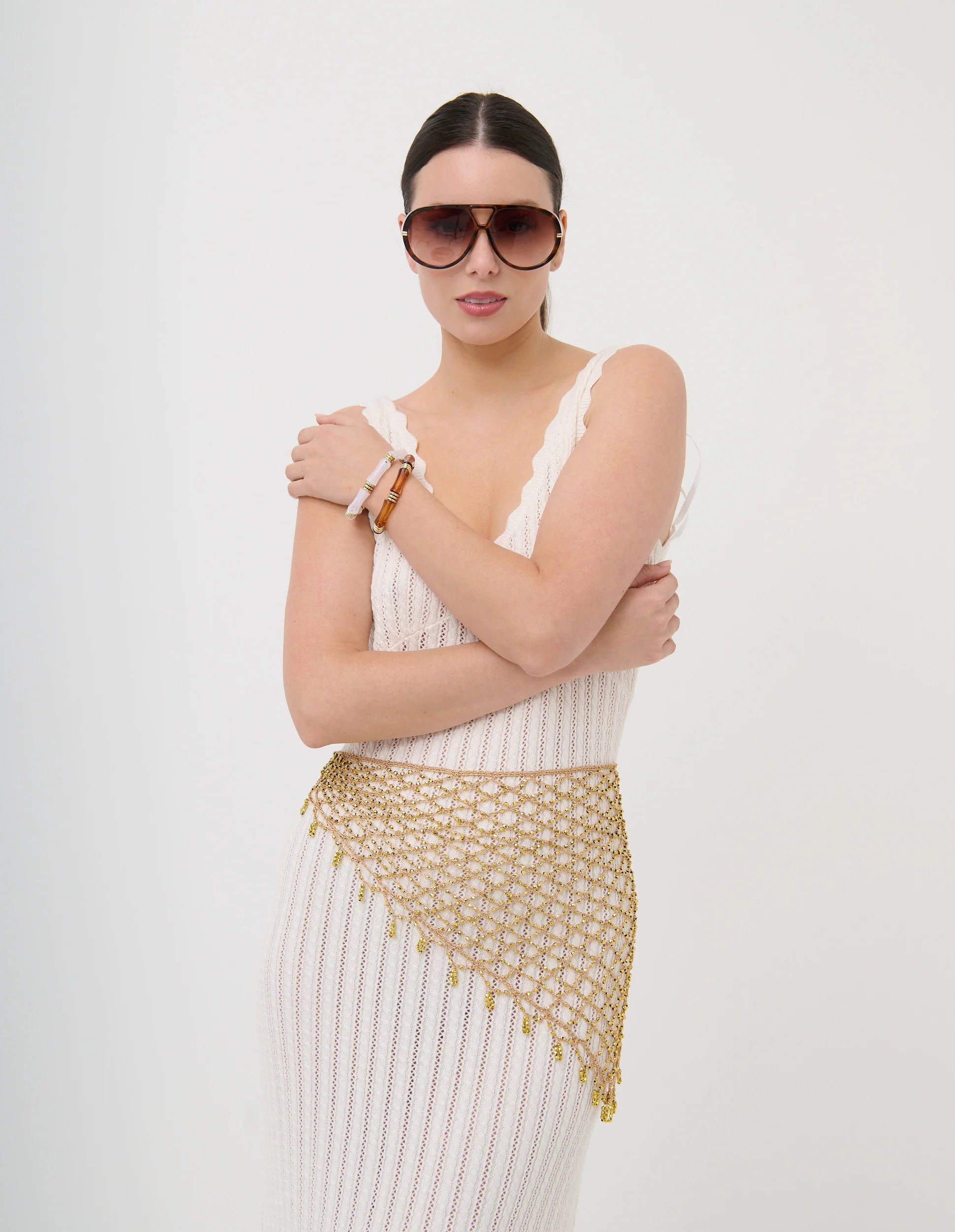 Dune Shimmering Waist Tie