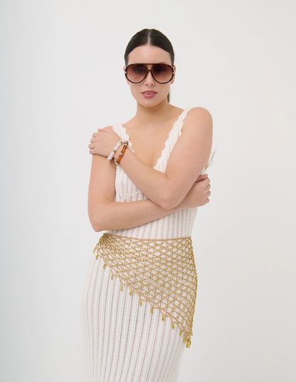 Dune Shimmering Waist Tie