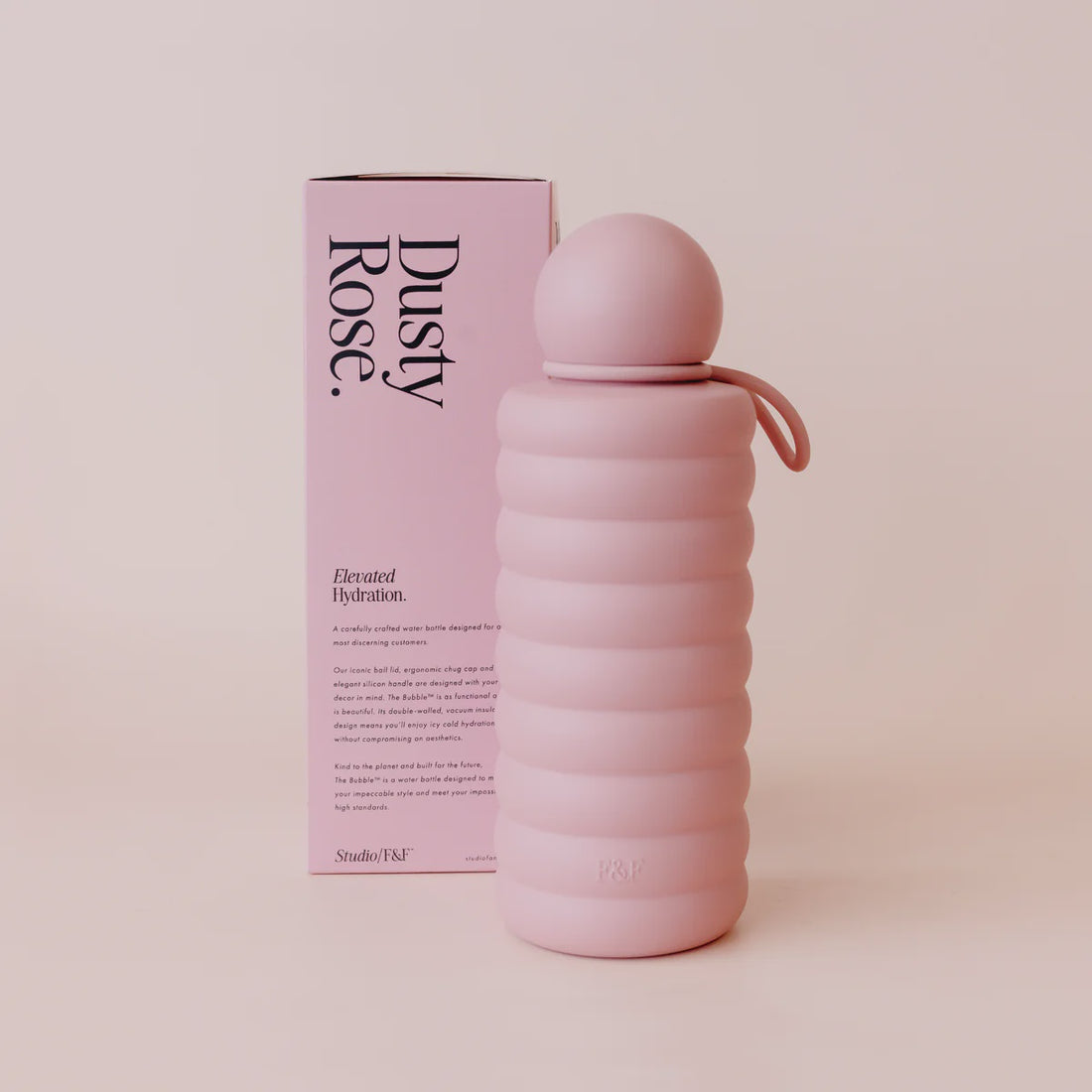 The Bubble - Dusty Rose - Reusable Water Bottle 700ml