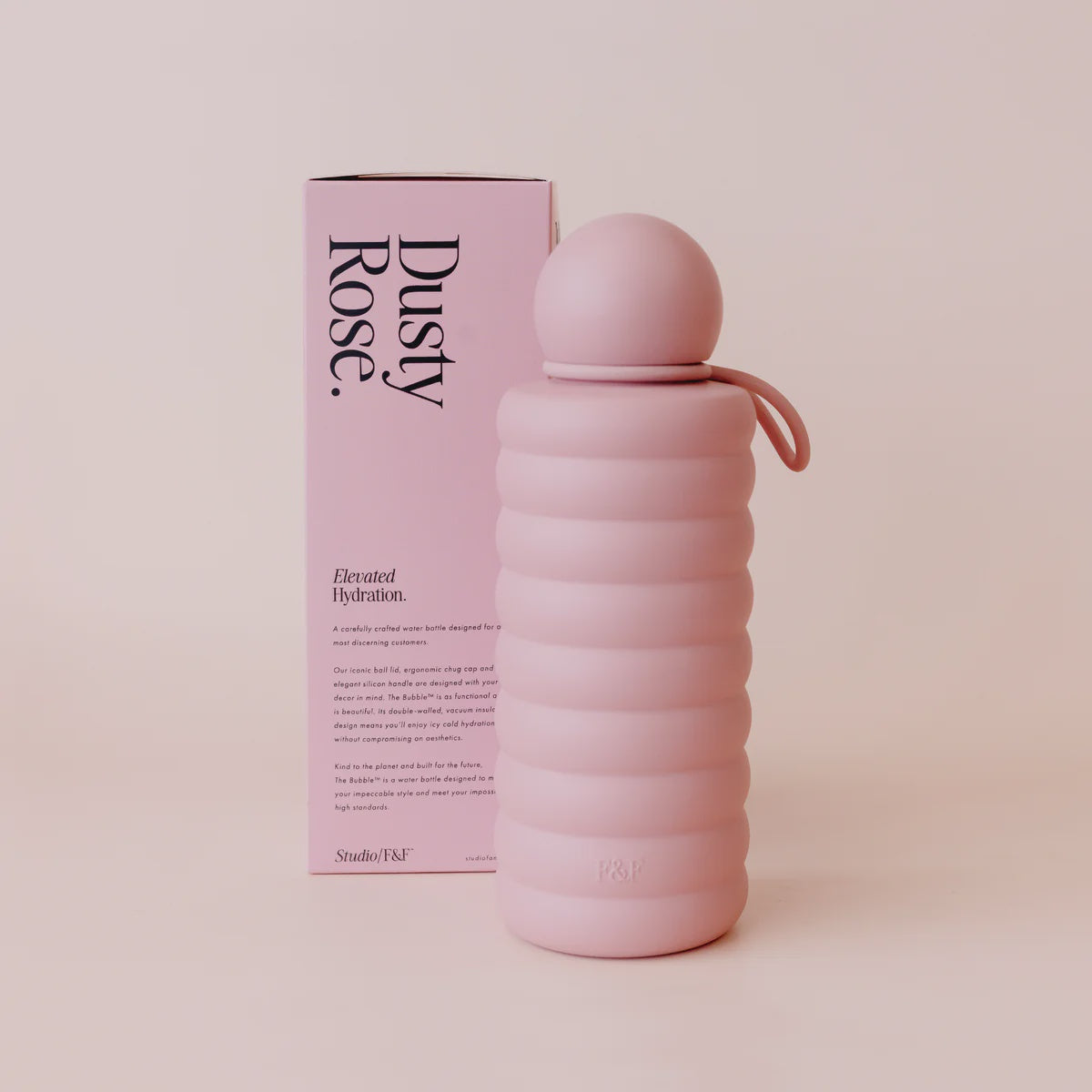 The Bubble - Dusty Rose - Reusable Water Bottle 700ml