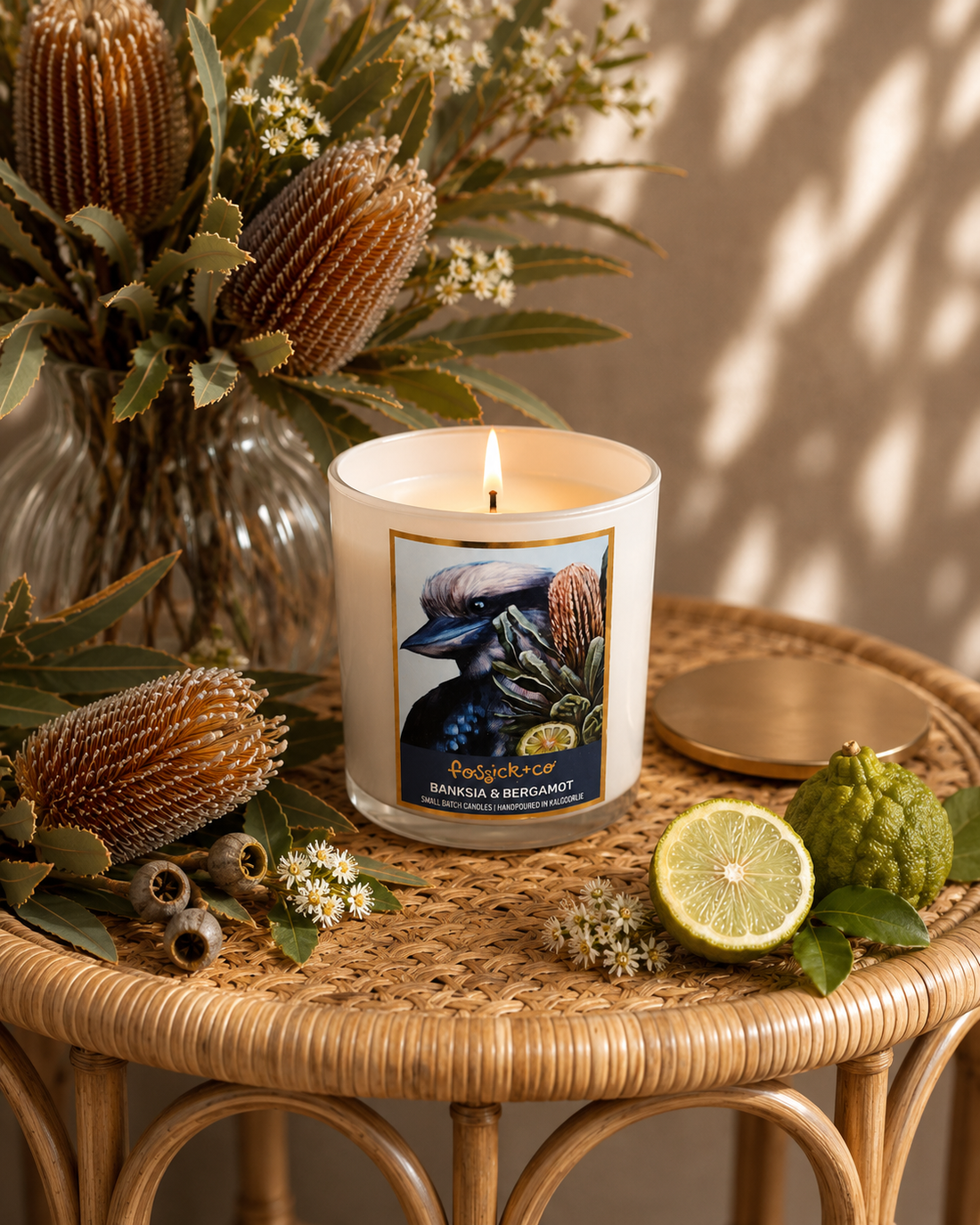 Banksia &amp; Bergamot Soy Candle