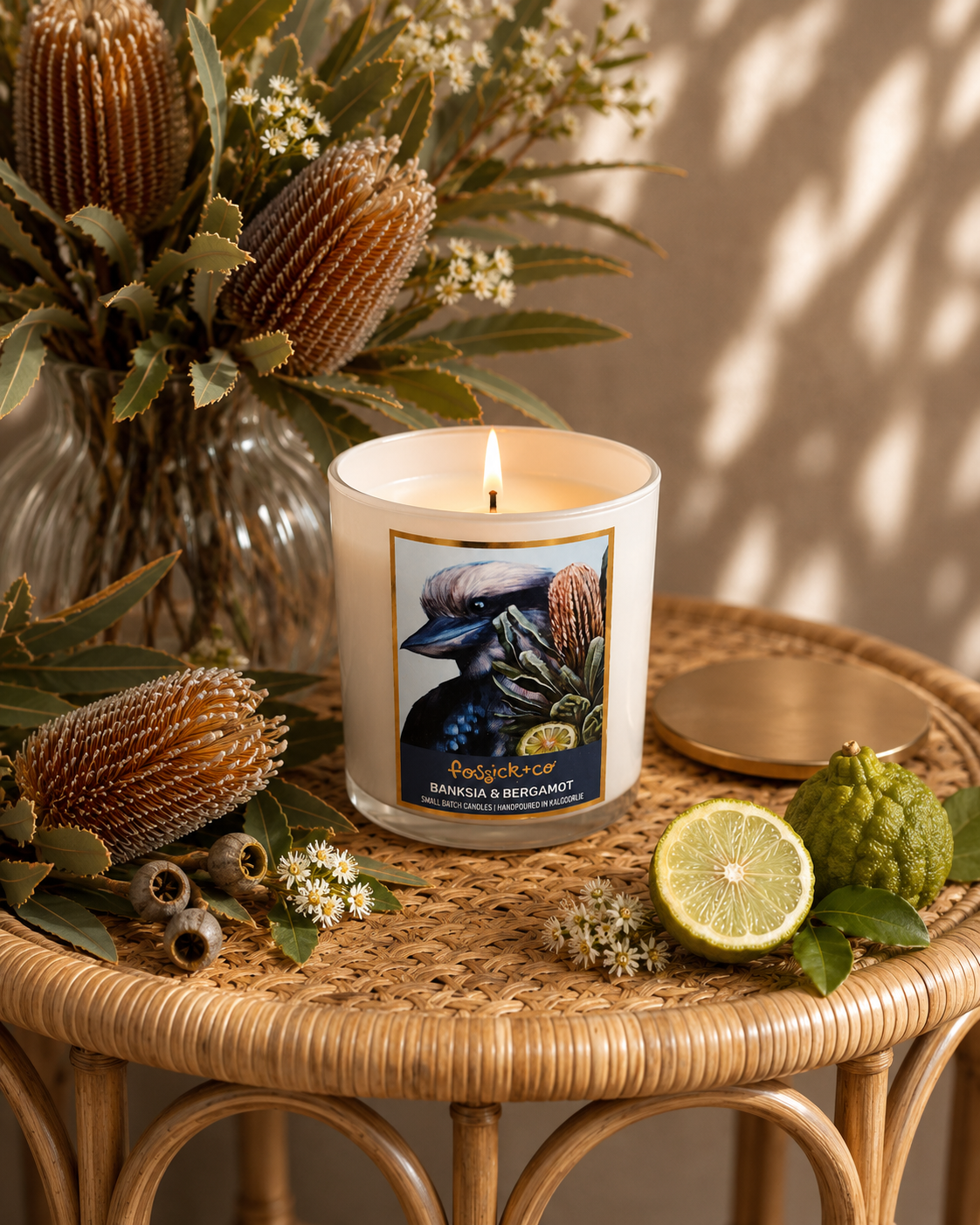 Banksia &amp; Bergamot Soy Candle