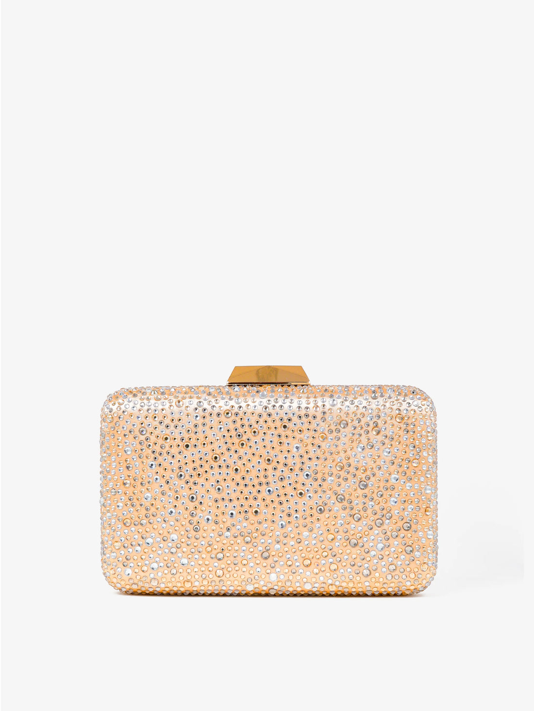 Enna Crystal Satin Clutch