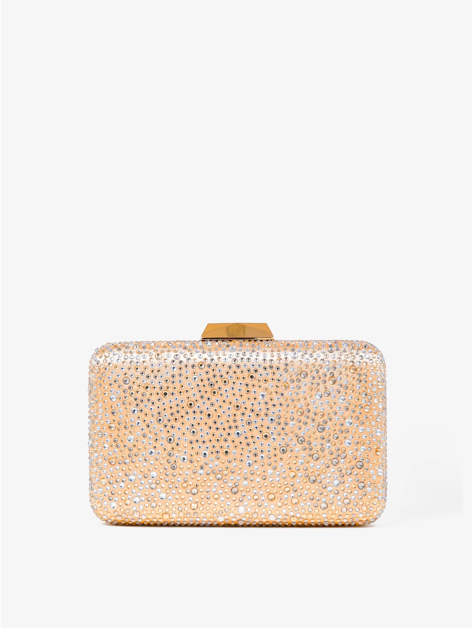 Enna Crystal Satin Clutch