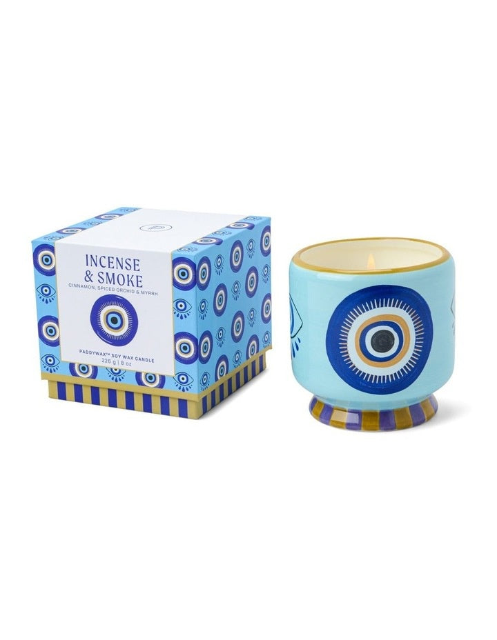 Eye Ceramic Candle - Incense &amp; Smoke