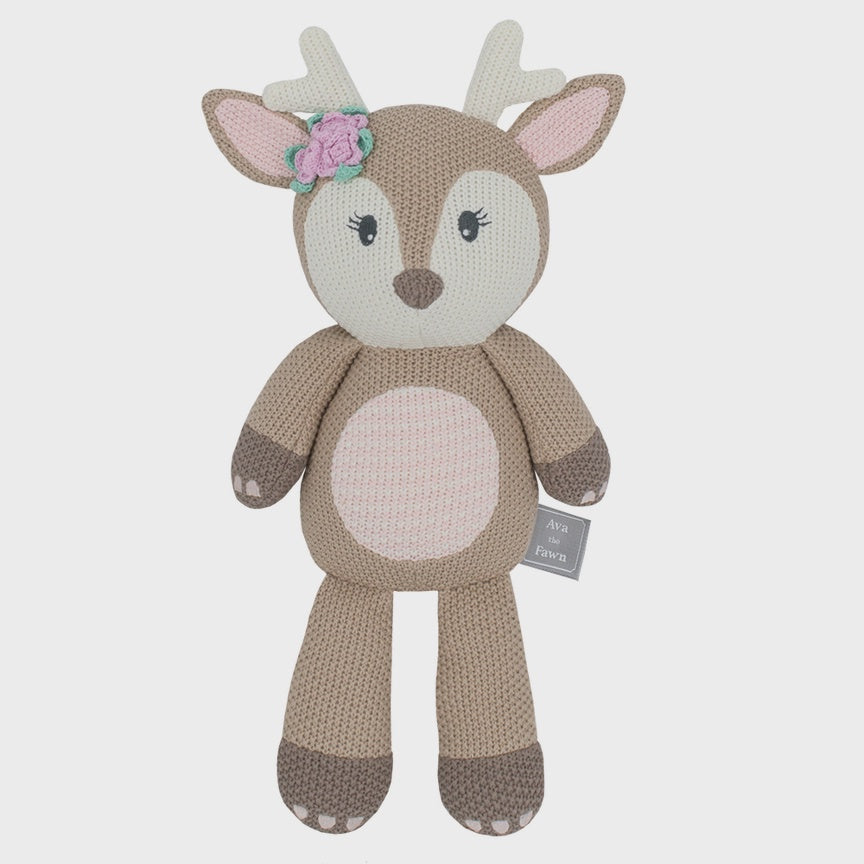 Ava the Fawn Knitted Toy