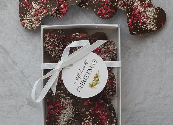 With love at Christmas - Raspberry &amp; Coconut