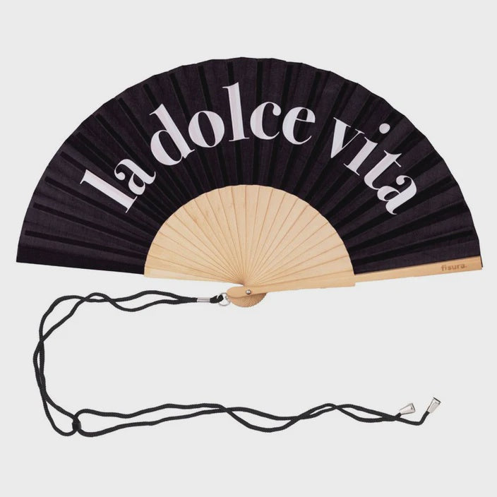 Hand Fan - La Dolce Vita