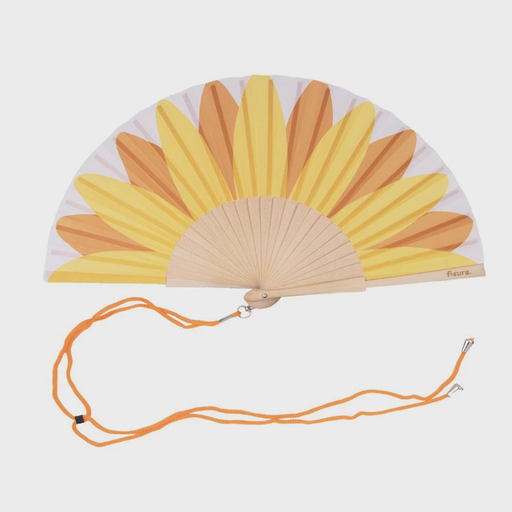 Hand Fan - Sunflower