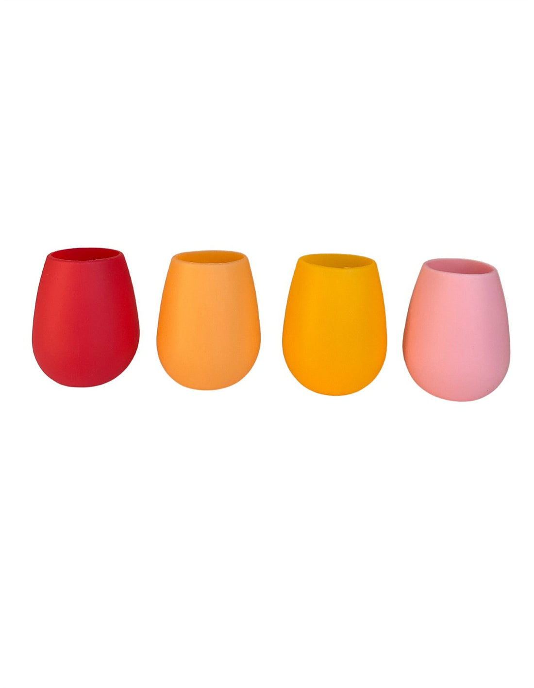 Fegg Silicone Glasses - Sunset Set of 4