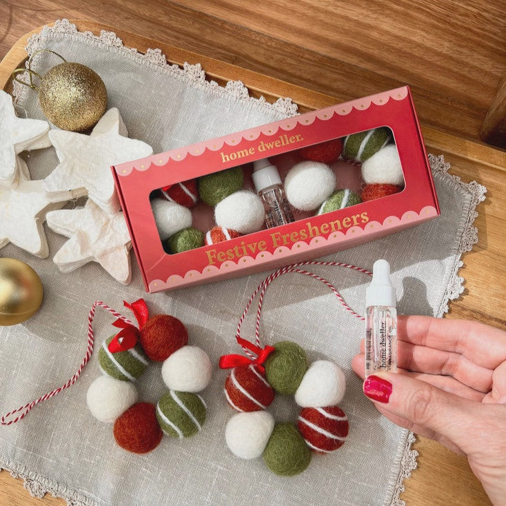 Festive Felt Fresheners - Stripe
