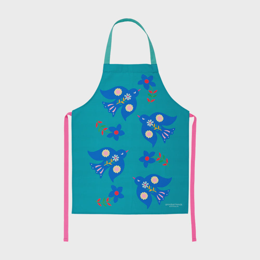 Cotton Print Apron - Fiesta Bird