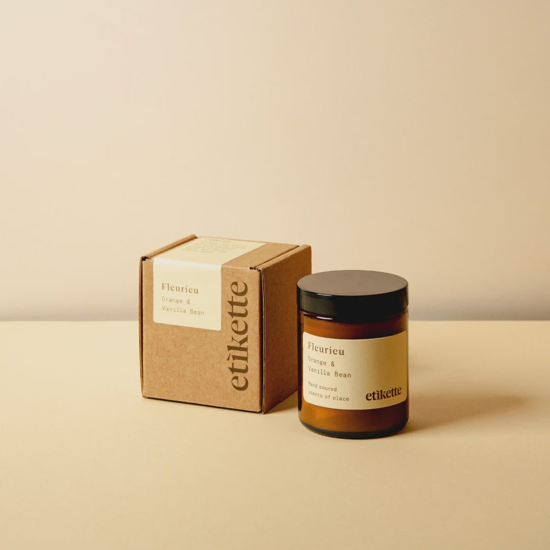 Fleurieu Orange &amp; Vanilla Bean Soy Candle 175ml