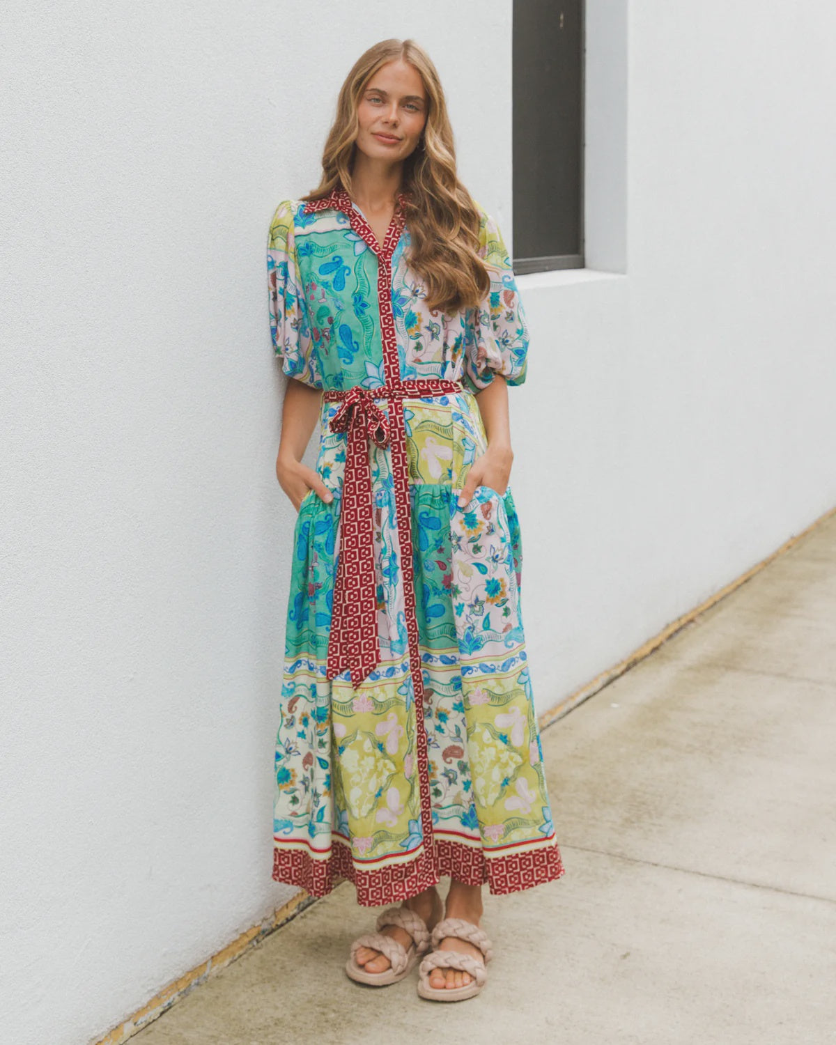Garden Mosaic Maxi Dress