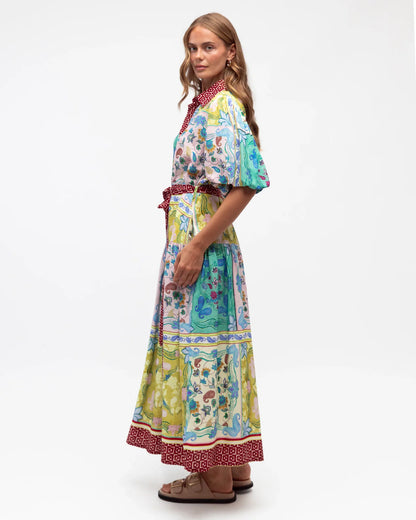 Garden Mosaic Maxi Dress