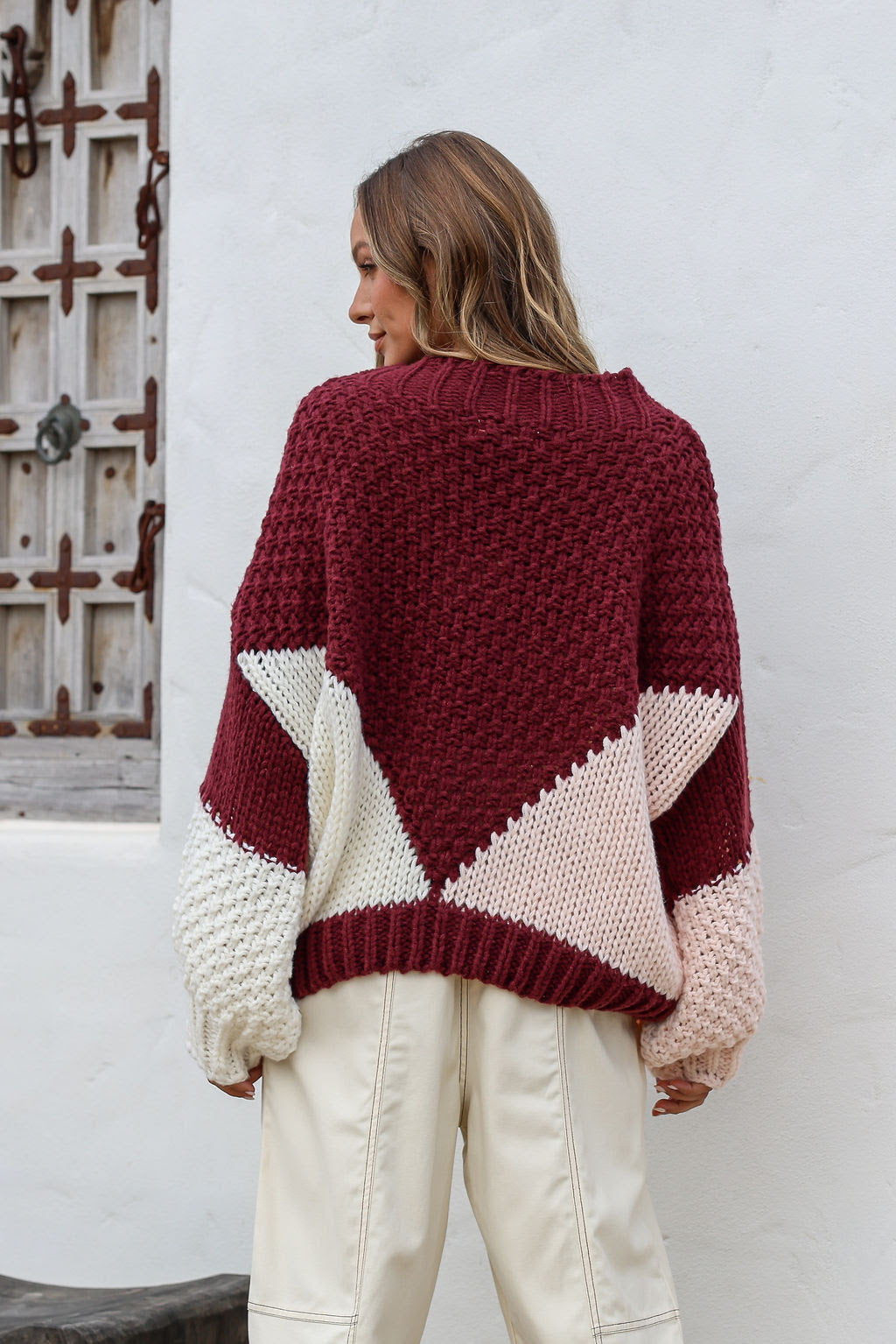 Getaway Knit - Cherry Ripe
