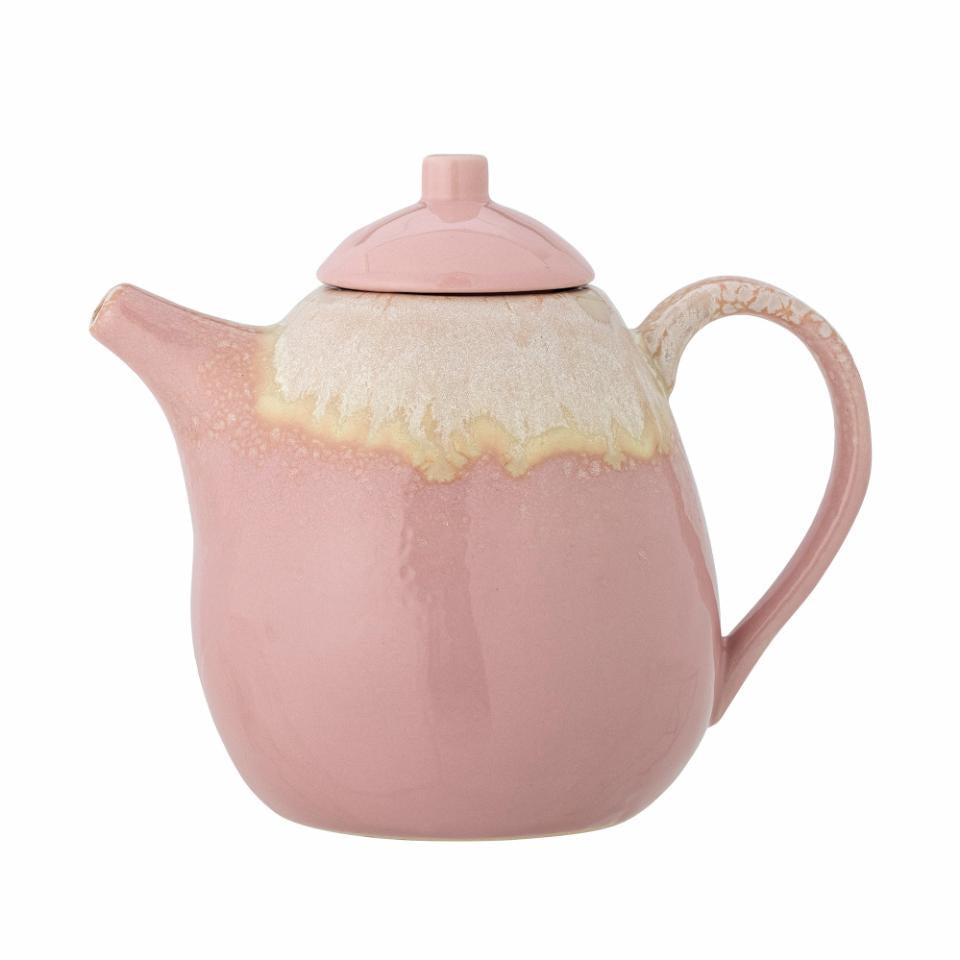 Louisa Stoneware Teapot Rose