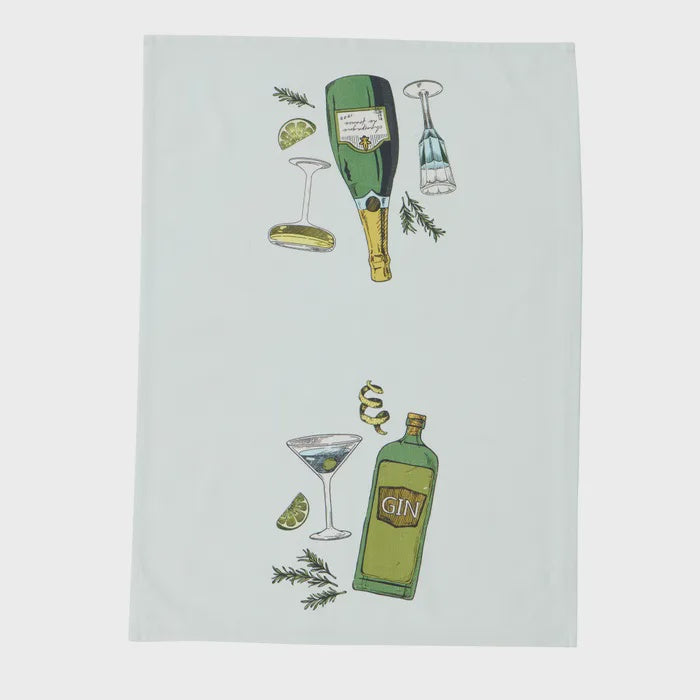 Gimlet Cotton Tea Towel 50x70cm