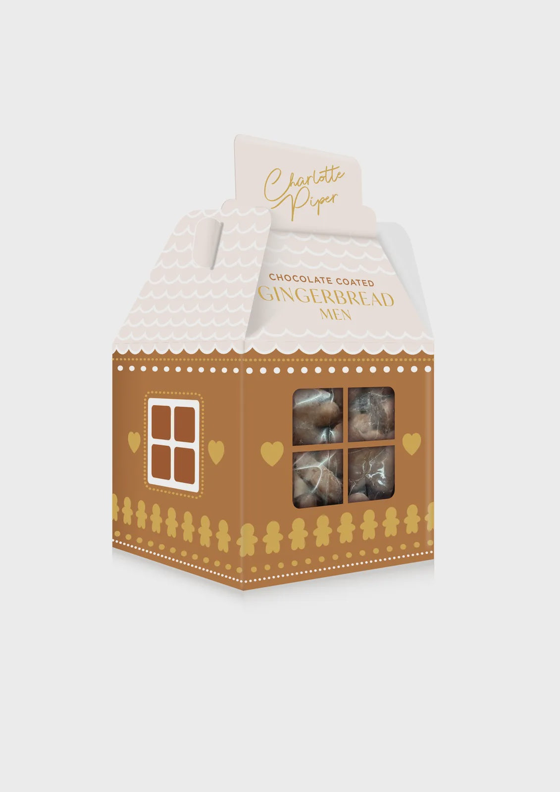 Chocolate Coated Gingerbread Men House 100g