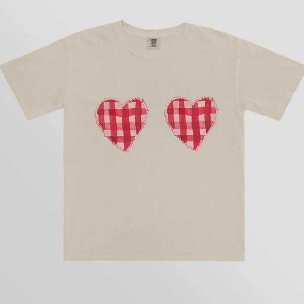 Gingham Boobies Tee