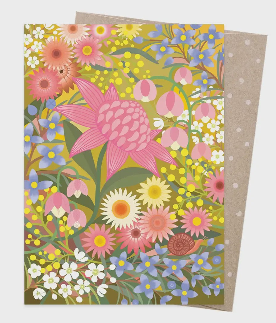 Earth Greetings Golden Spring Greeting Card