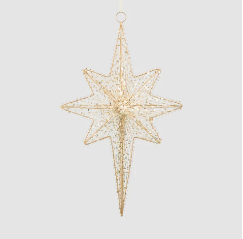 Polaris Golden Star Decoration