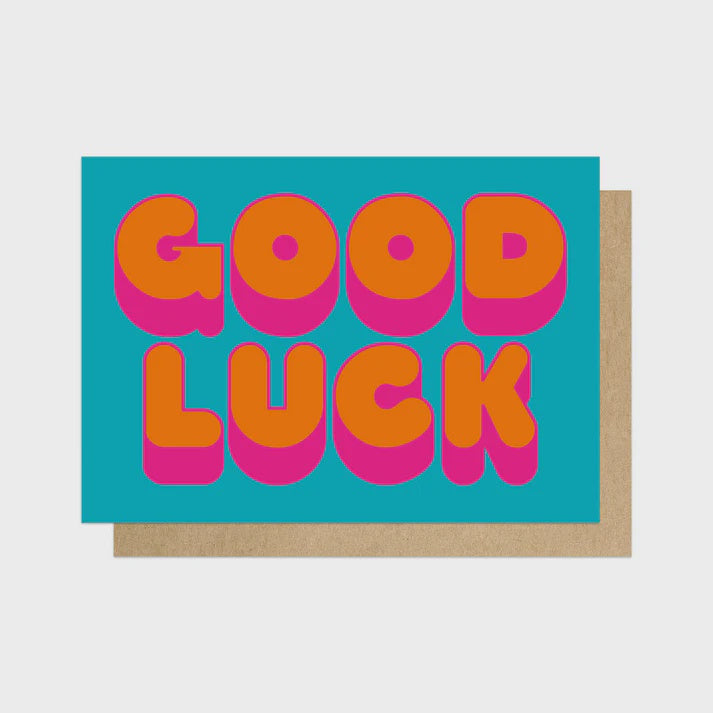 Good Luck Bubble Card