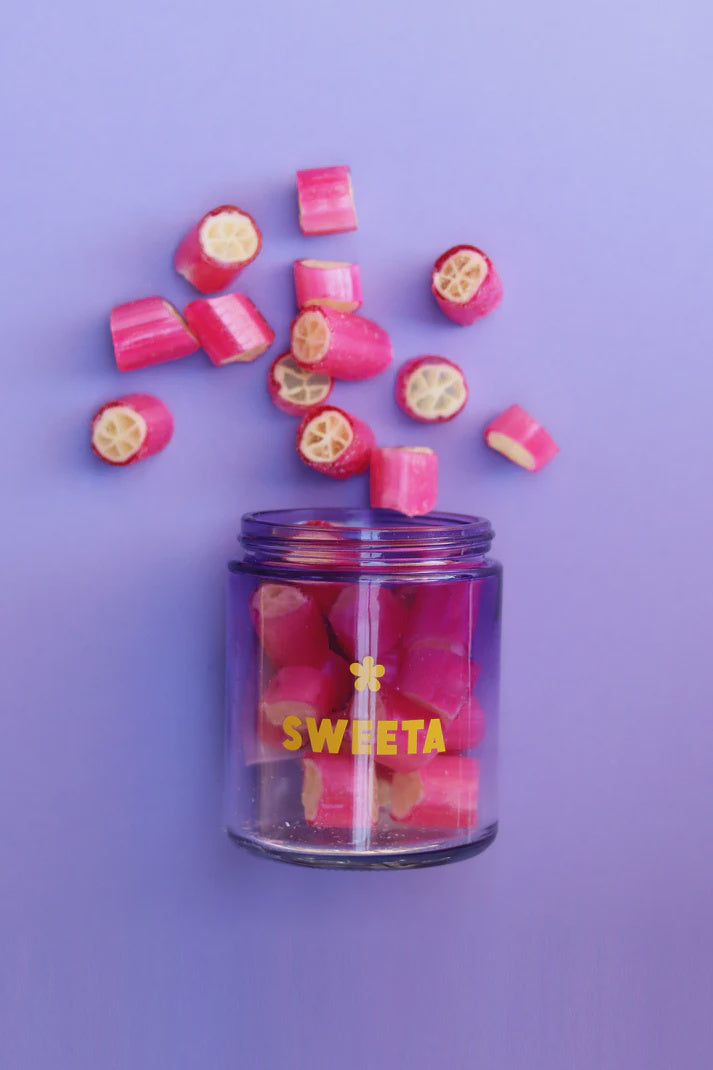 Pink Grapefruit Rock Candy