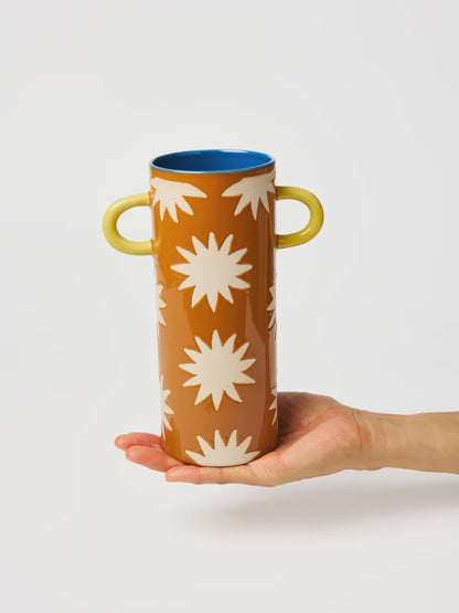 Griffe Tall Vase - Mustard Star