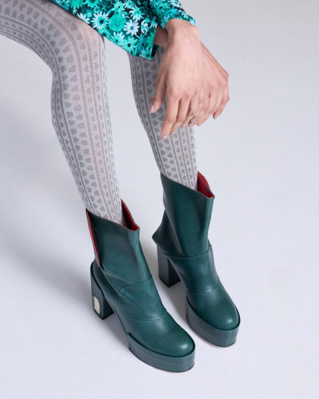 Haptic Organic Cotton Tights - Ash
