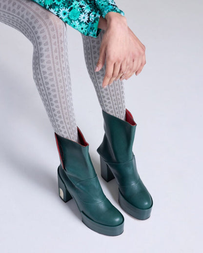 Haptic Organic Cotton Tights - Ash