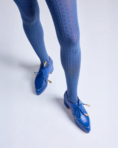 Haptic Organic Cotton Tights - Blue
