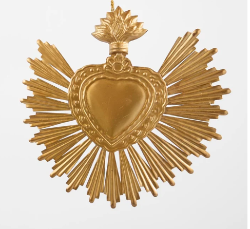 Sunburst Heart Hanging Decoration LGE
