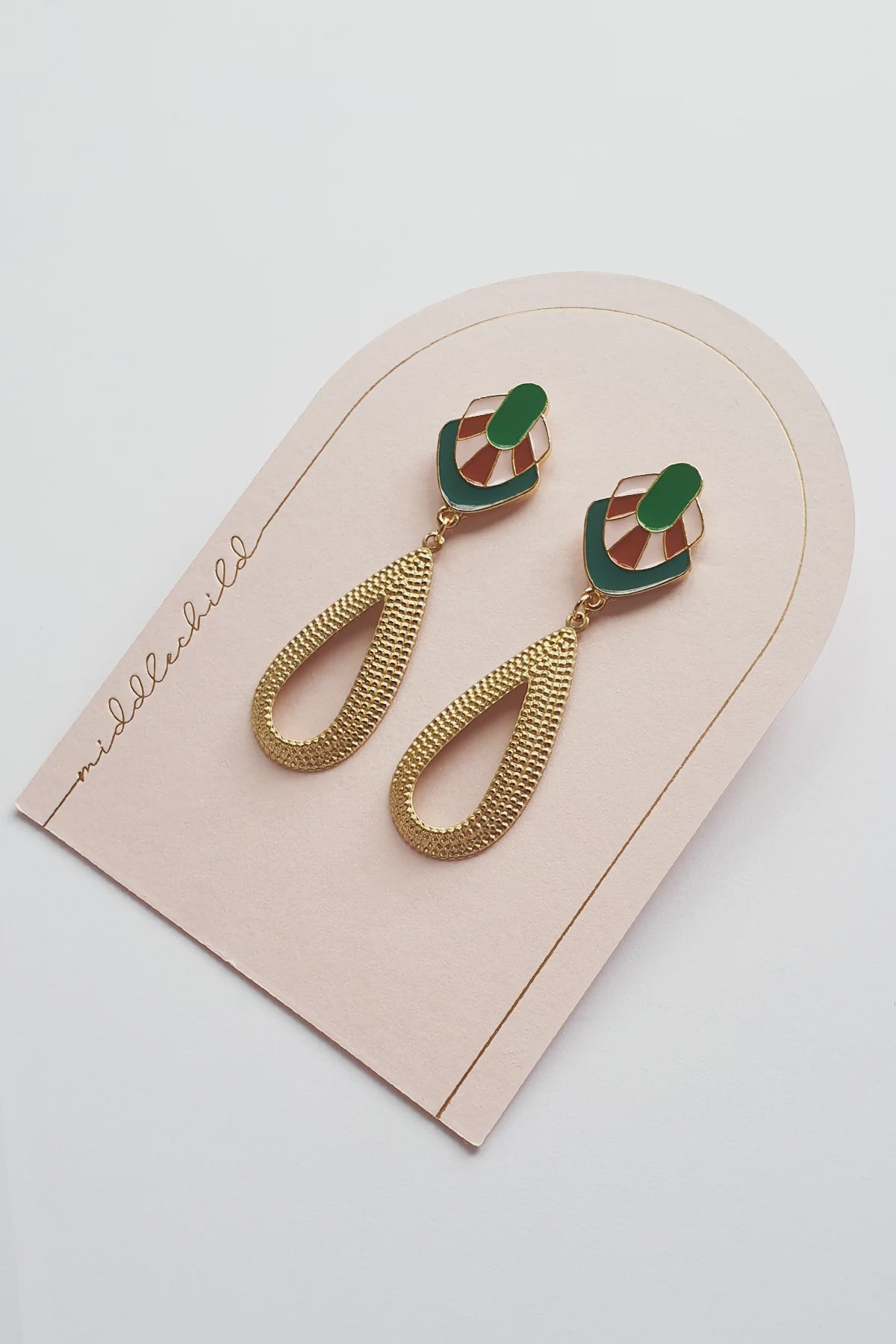 Heiress Earrings - Green