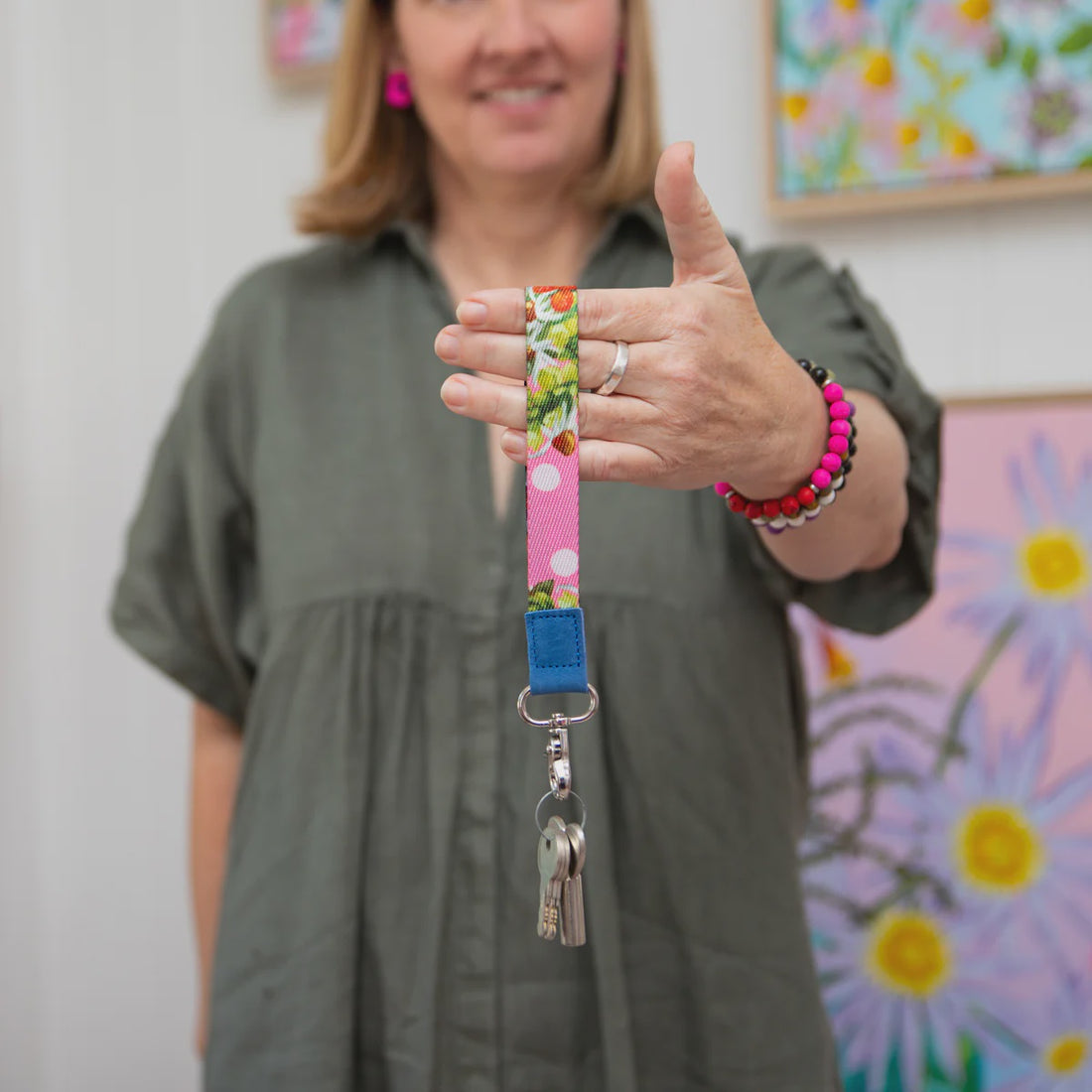 Ruby Olive Wrist Lanyard - Here Comes The Sun