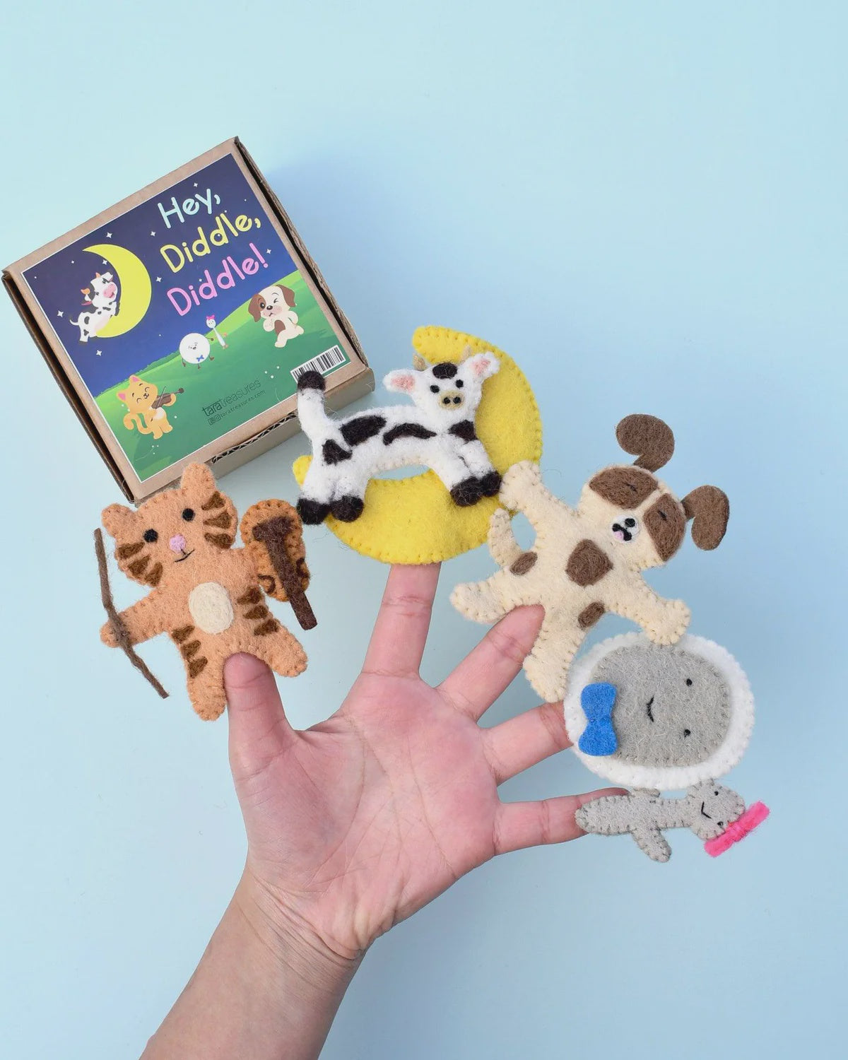 Hey Diddle Diddle! Finger Puppet Set