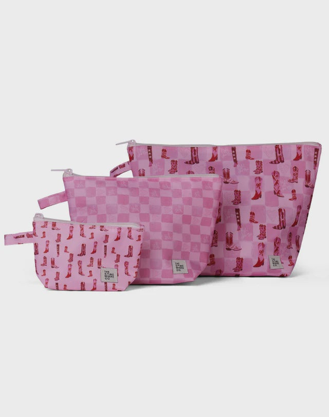 Hold On Darlin Pouch - Set of 3