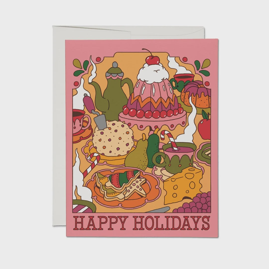 Holiday Feast Christmas Greeting Card