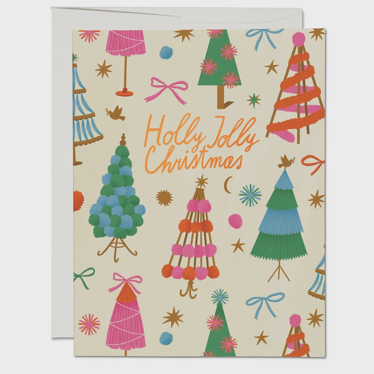 Holly Jolly Christmas Greeting Card