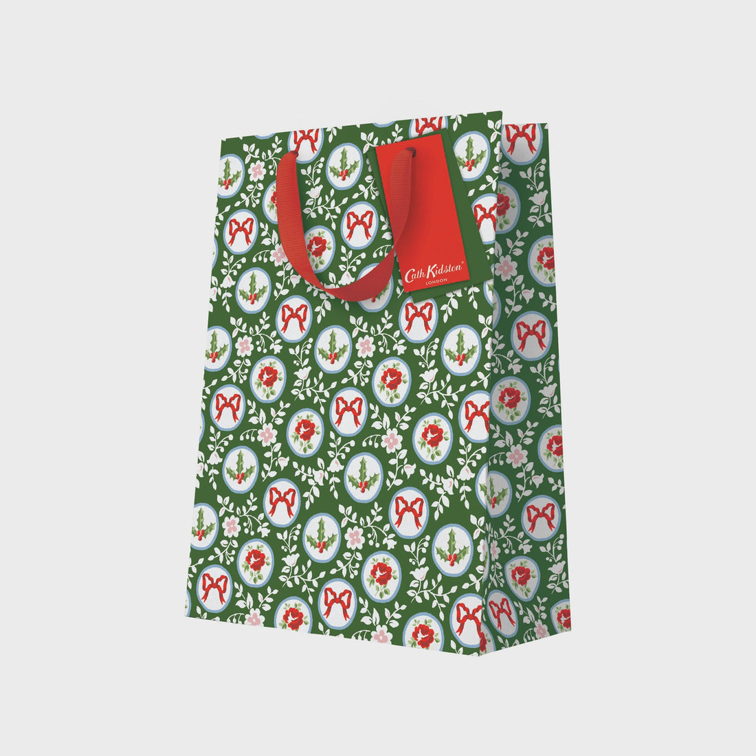 Cath Kidston Gift Bag - Holly &amp; Roses Large